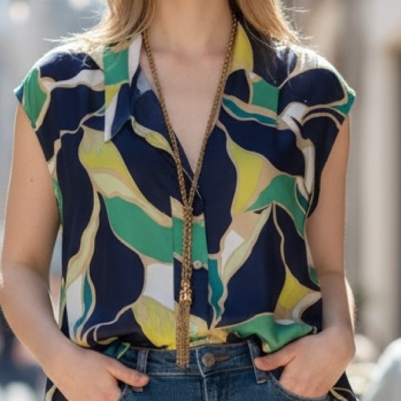 Chico’s Gold Tone Rope Chain Tassel Lariat Necklace Adjustable (BR666/7) - Picture 2 of 11